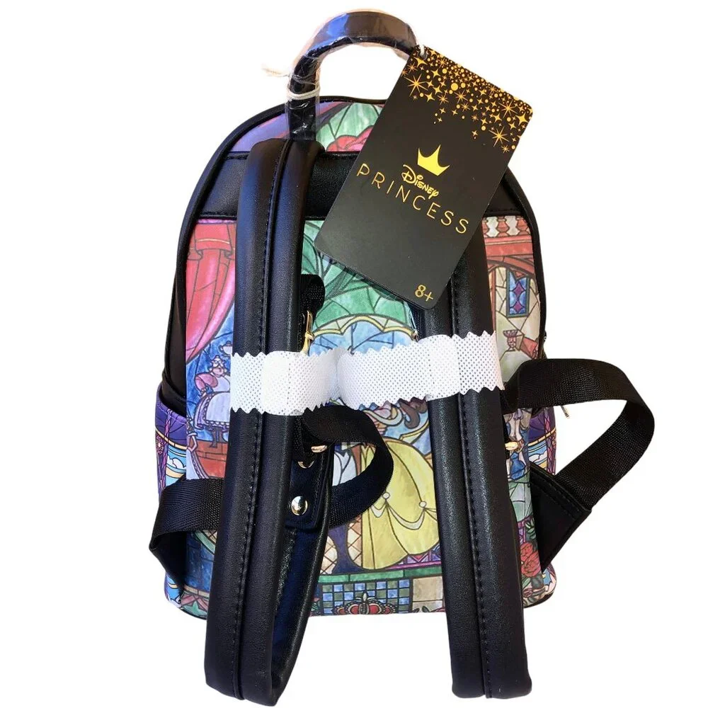 Disney Loungefly Princess Castle Beauty & the Beast BELLE Mini Backpack new